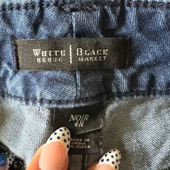 White House Black Market Dark Blue Bootcut Jeans - Picture 3 of 3